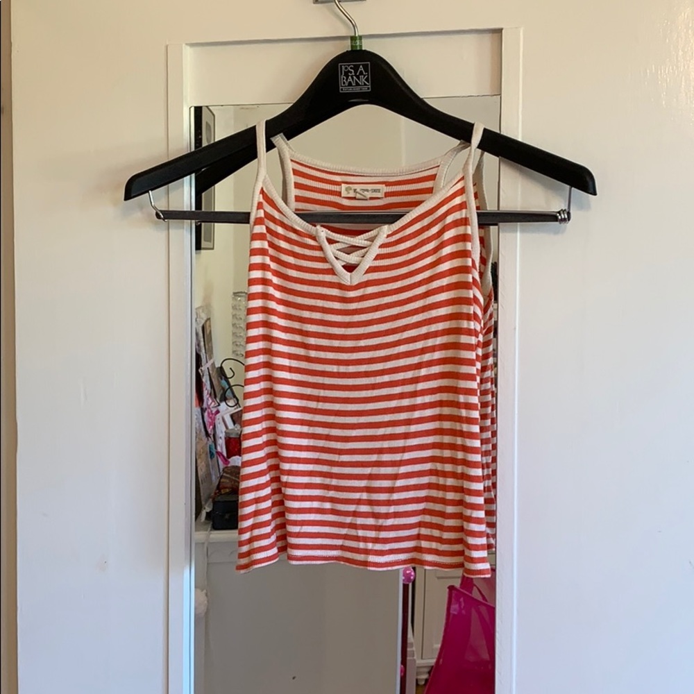 Cute striped tank top